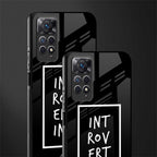 introverting glass case for redmi note 11 image-2