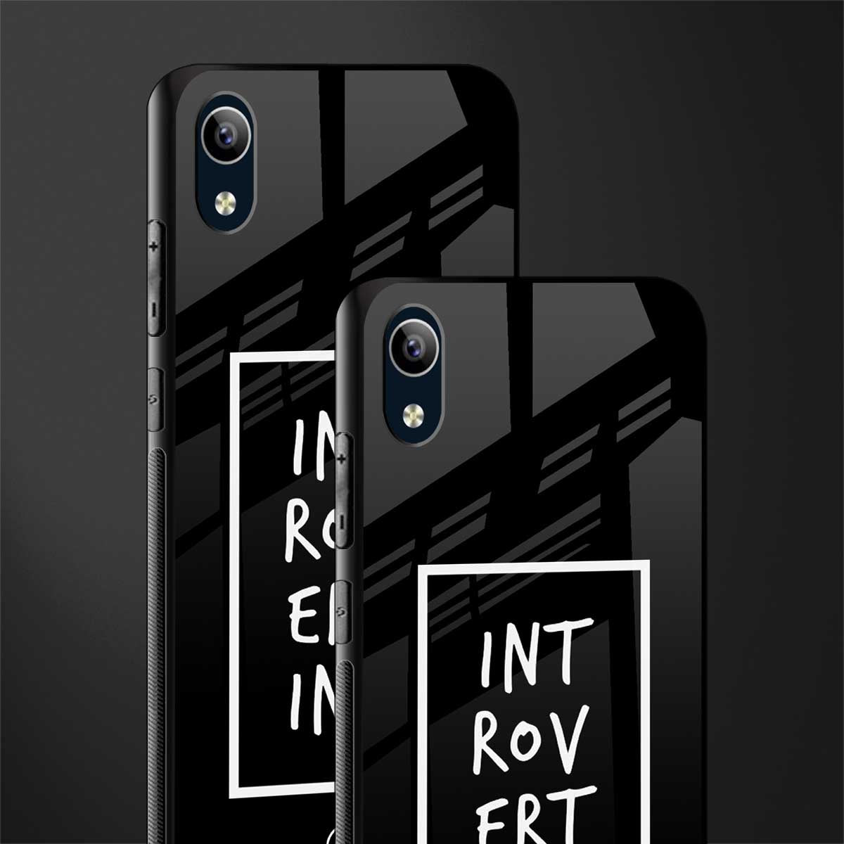 introverting glass case for vivo y91i image-2