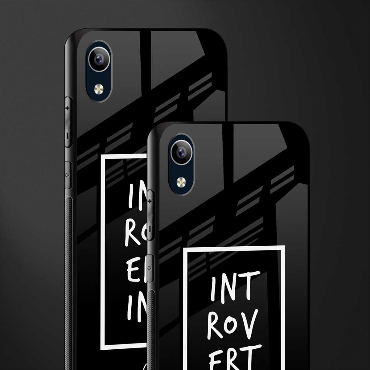 introverting glass case for vivo y1s without fingerprint image-2