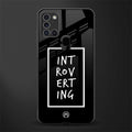 introverting glass case for samsung galaxy a21s image