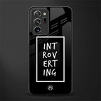 introverting glass case for samsung galaxy note 20 ultra 5g image
