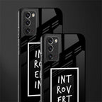introverting glass case for samsung galaxy note 20 image-2