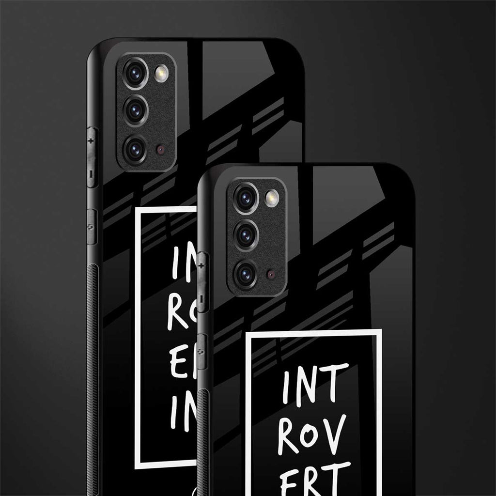 introverting glass case for samsung note 20 image-2