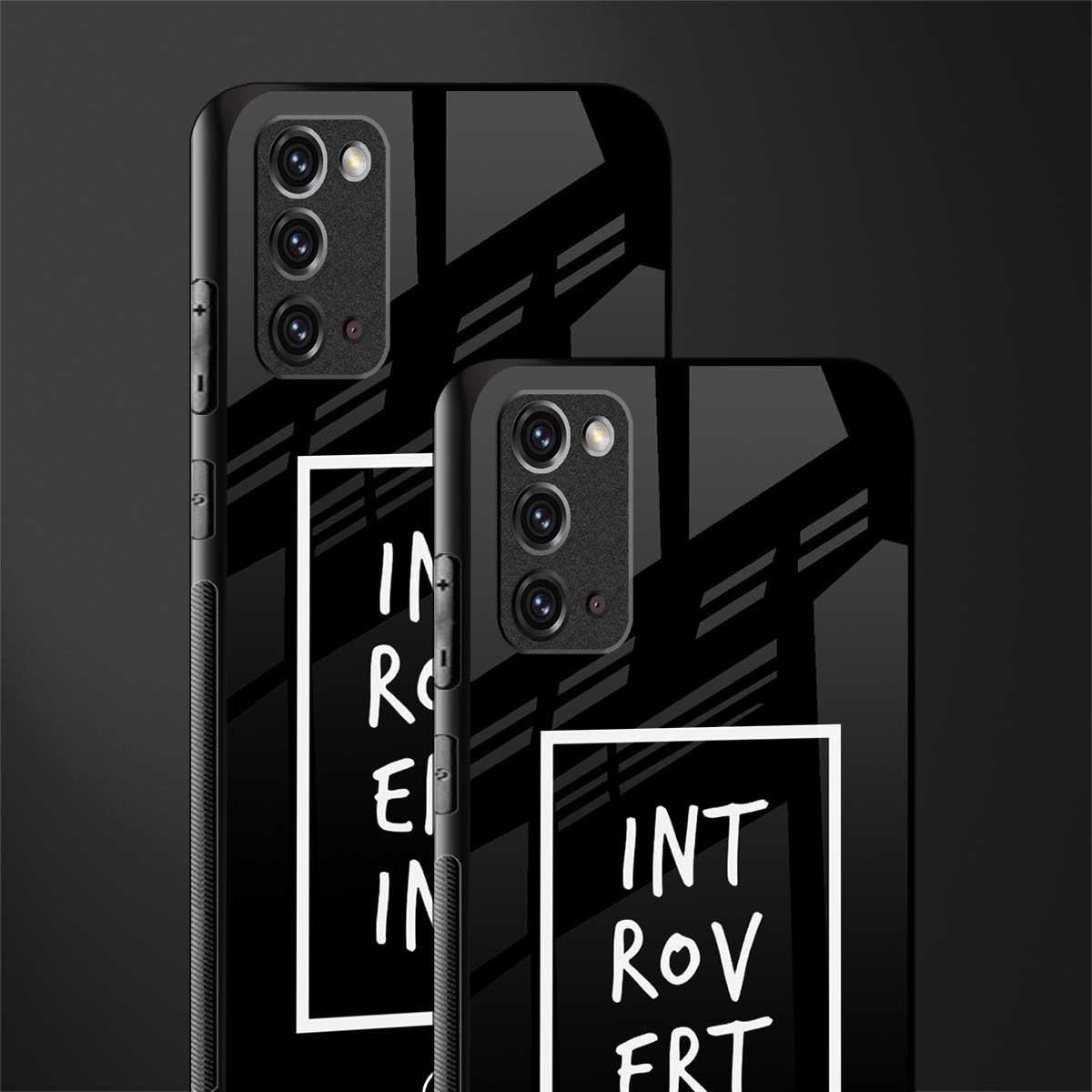 introverting glass case for samsung note 20 image-2
