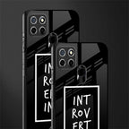 introverting glass case for realme narzo 30a image-2