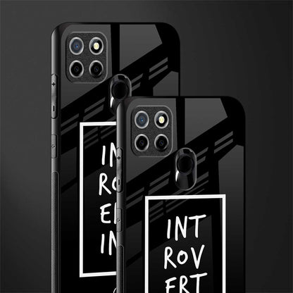 introverting glass case for realme c12 image-2