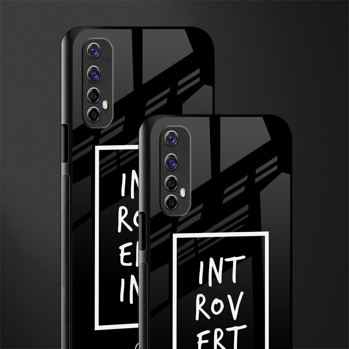 introverting glass case for realme narzo 20 pro image-2