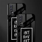 introverting glass case for realme 7 image-2