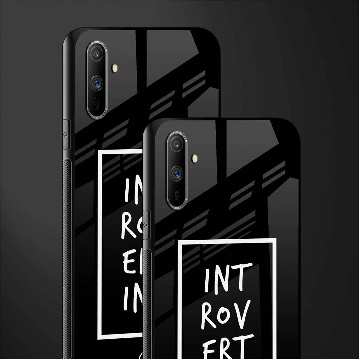 introverting glass case for realme c3 image-2