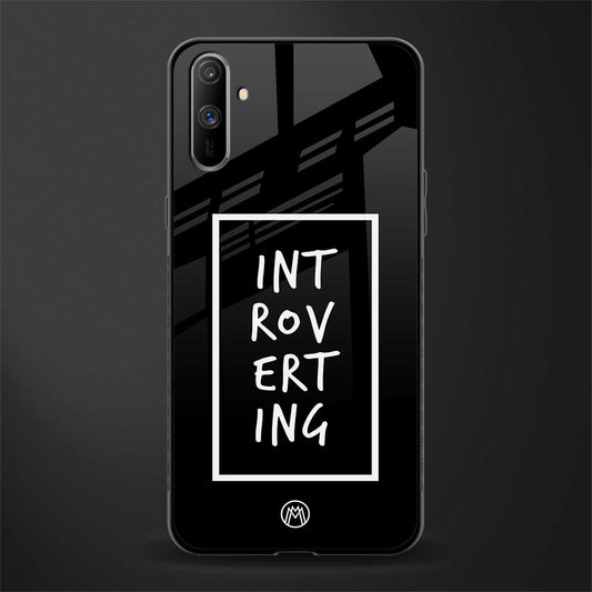introverting glass case for realme c3 image