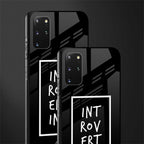 introverting glass case for samsung galaxy s20 plus image-2