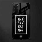 introverting glass case for samsung galaxy s20 plus image