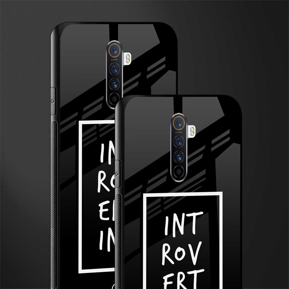 introverting glass case for realme x2 pro image-2