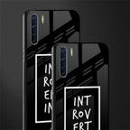 introverting glass case for oppo f15 image-2