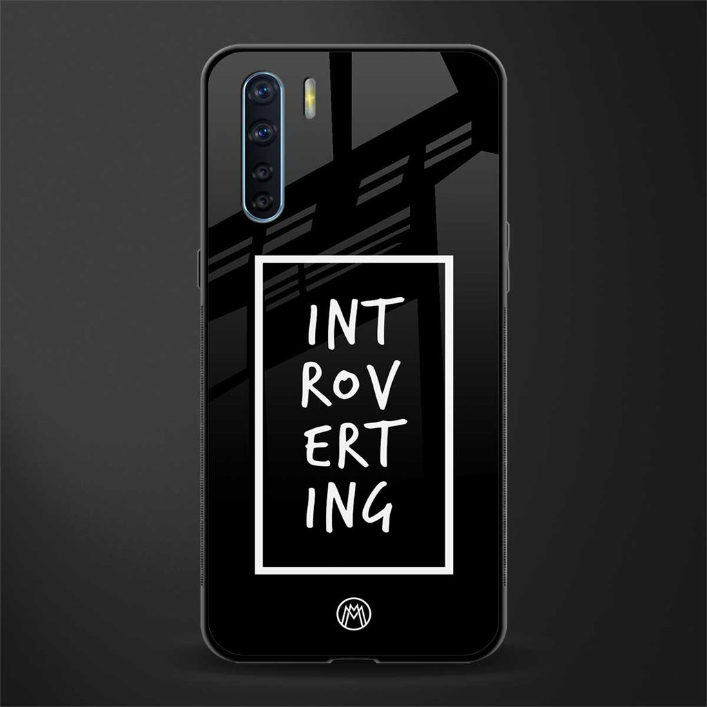 introverting glass case for oppo f15 image
