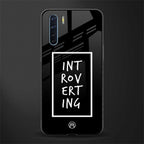 introverting glass case for oppo f15 image