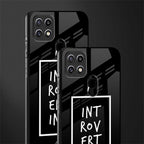 introverting glass case for oppo a15s image-2