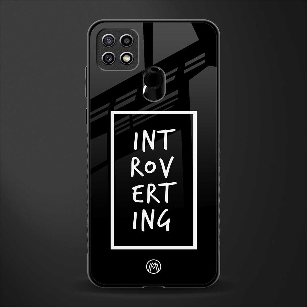 introverting glass case for oppo a15s image