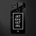 introverting glass case for oppo a15s image