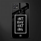 introverting glass case for oppo a15s image