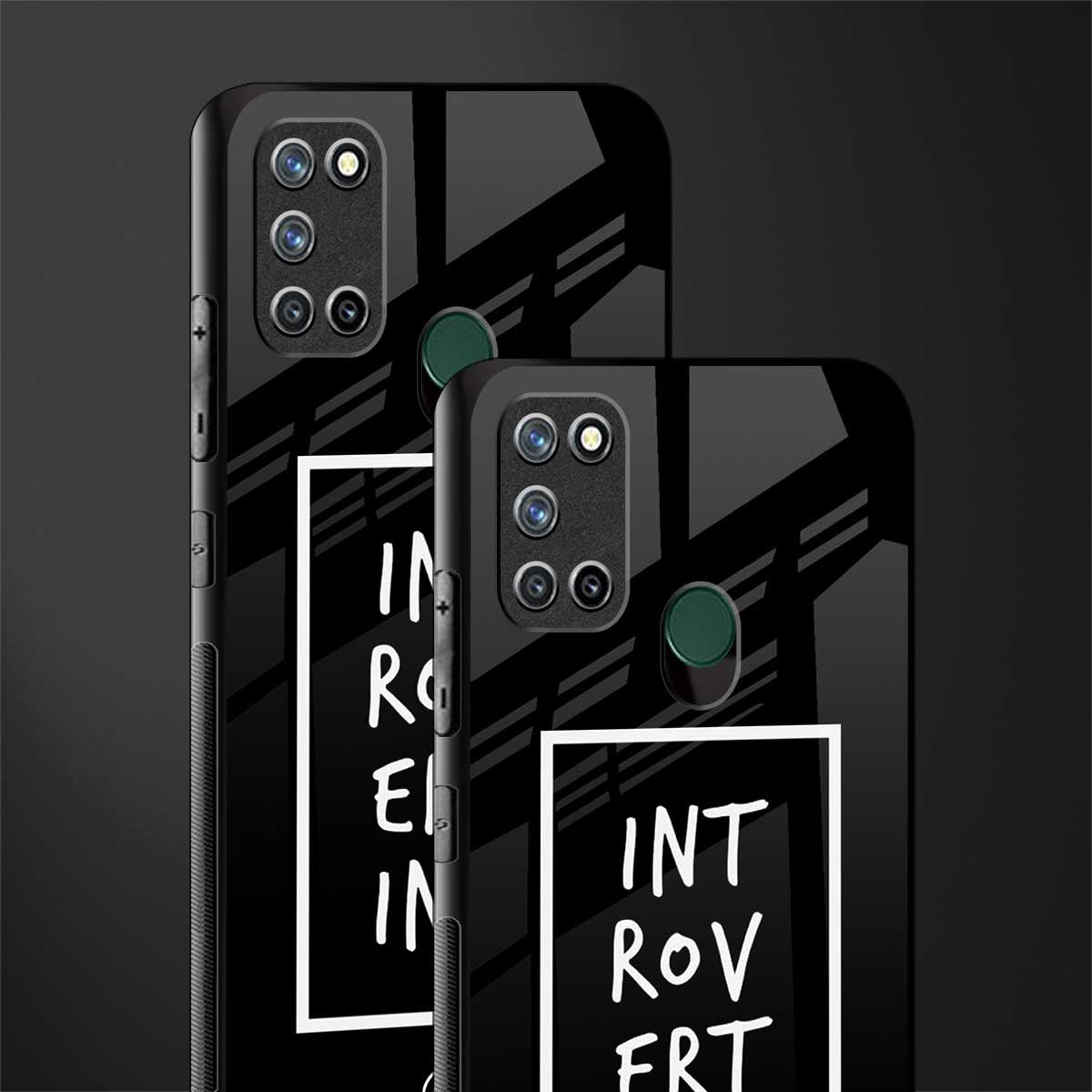 introverting glass case for realme 7i image-2
