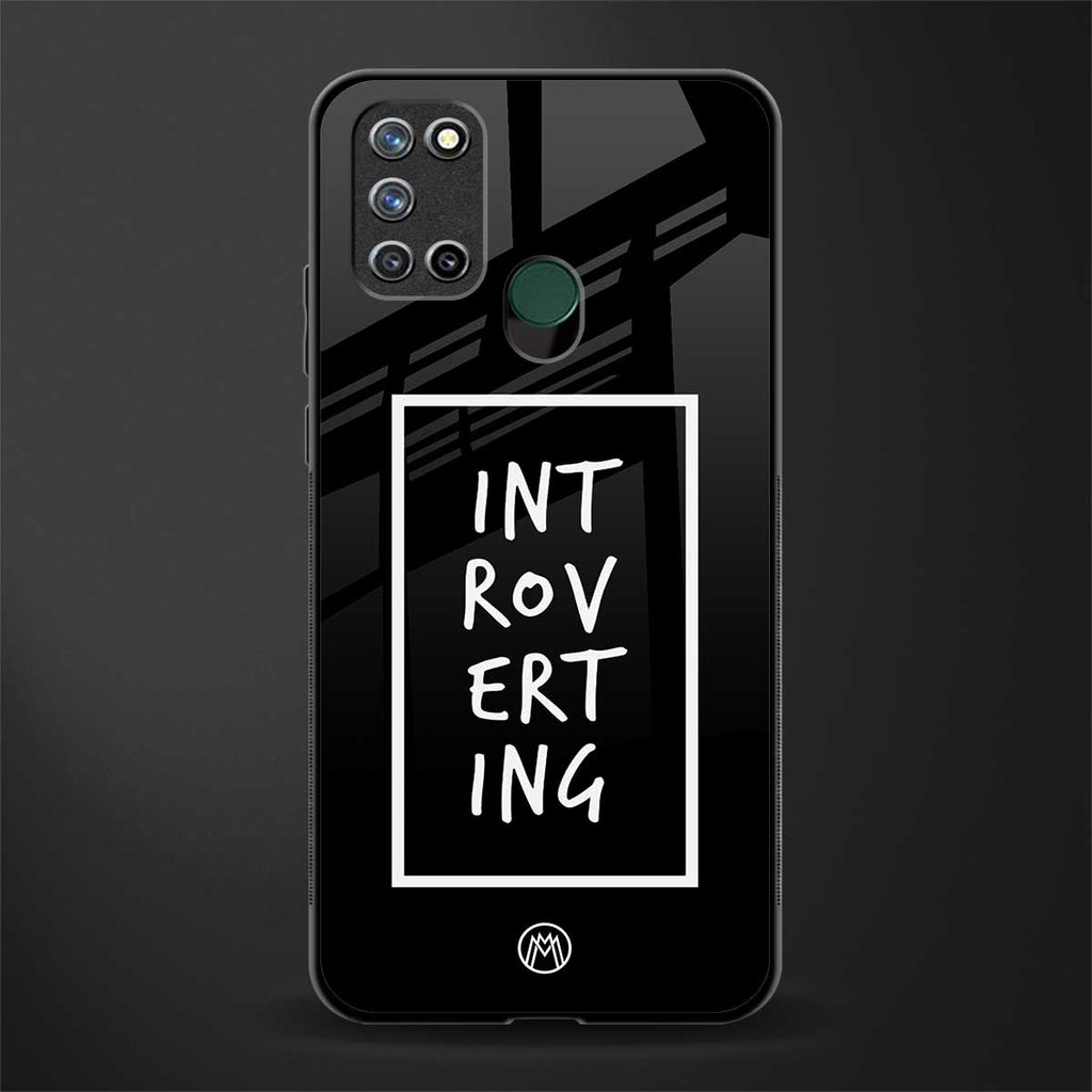 introverting glass case for realme 7i image
