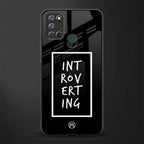 introverting glass case for realme 7i image