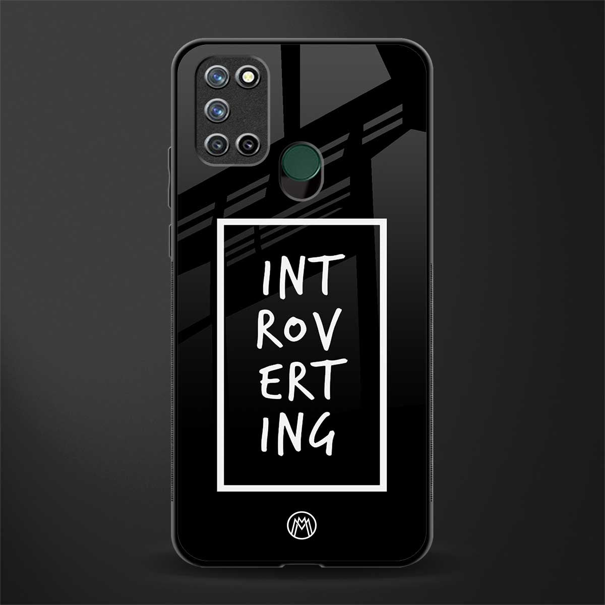 introverting glass case for realme 7i image