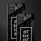 introverting glass case for oppo f17 image-2