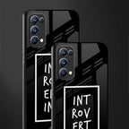 introverting glass case for oppo reno 5 pro image-2
