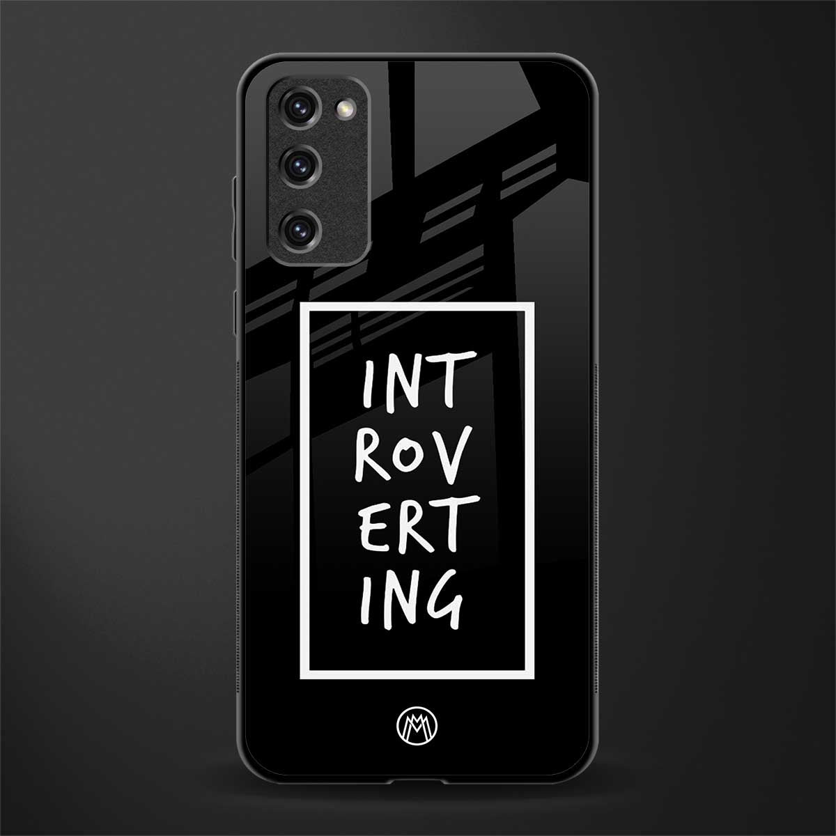 introverting glass case for samsung galaxy s20 fe image