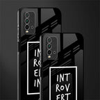 introverting glass case for redmi 9 power image-2