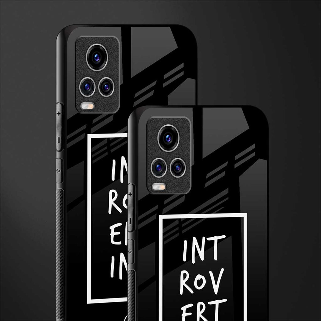 introverting glass case for vivo v20 pro image-2
