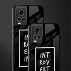 introverting glass case for vivo v20 pro image-2