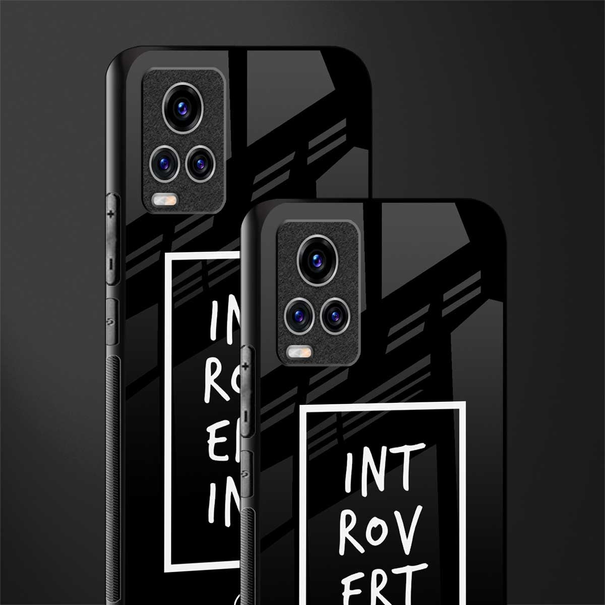 introverting glass case for vivo v20 pro image-2