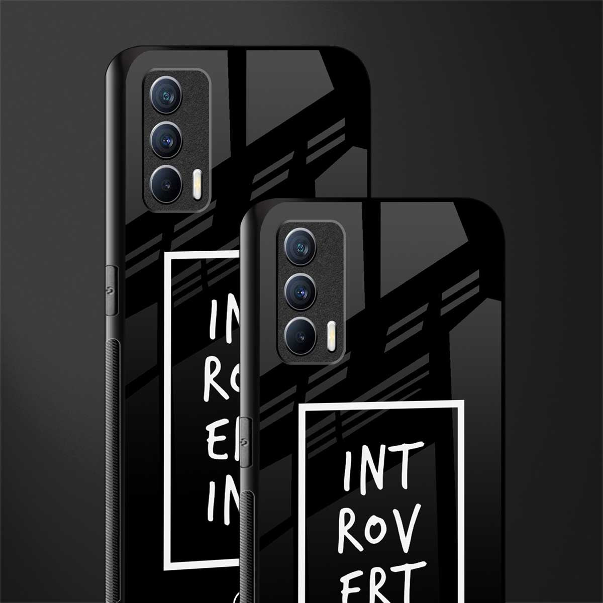 introverting glass case for realme x7 image-2