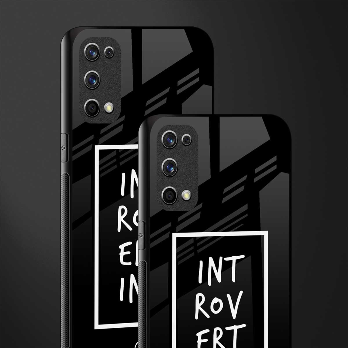 introverting glass case for realme x7 pro image-2