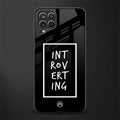 introverting glass case for samsung galaxy a12 image