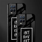 introverting glass case for realme 8 pro image-2