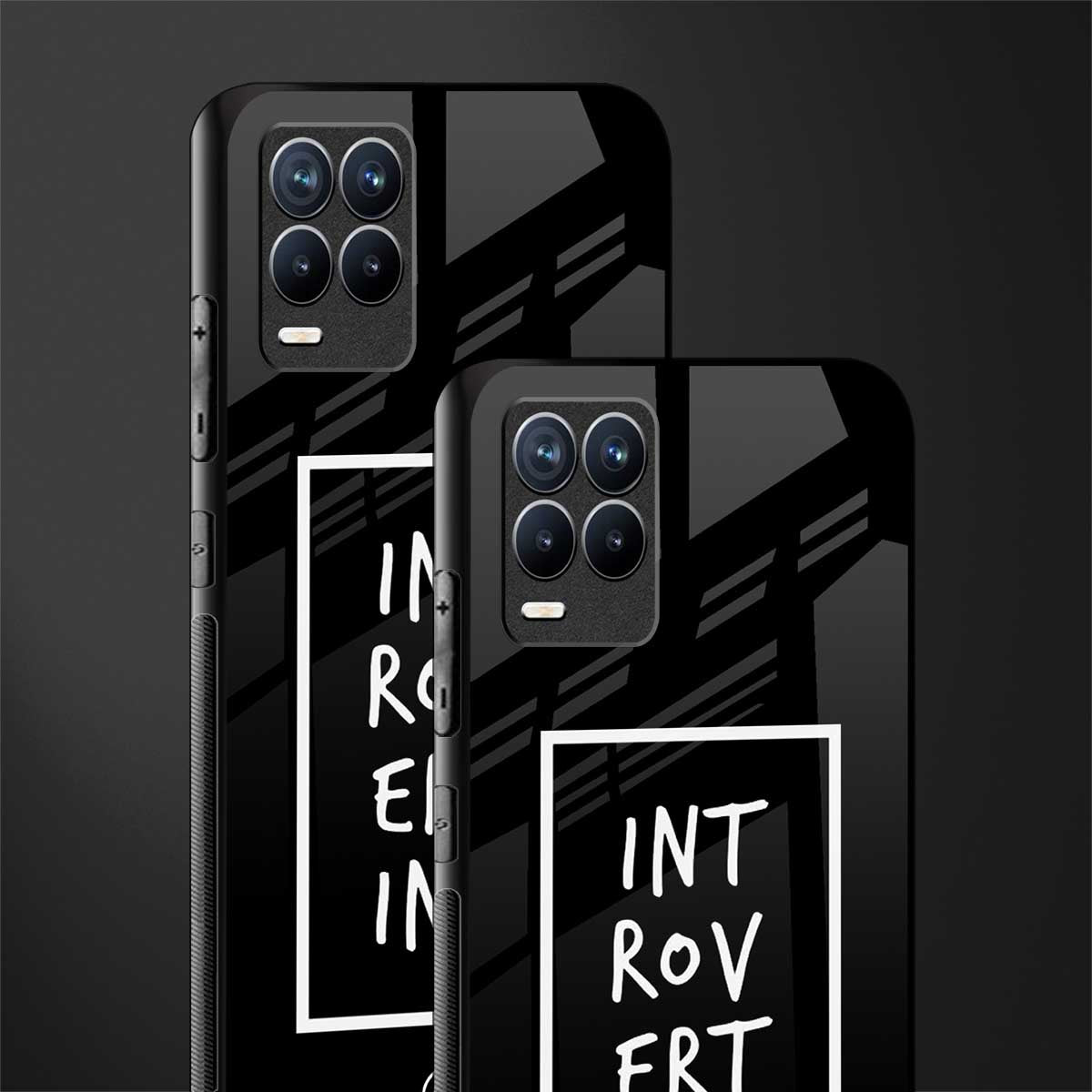 introverting glass case for realme 8 pro image-2