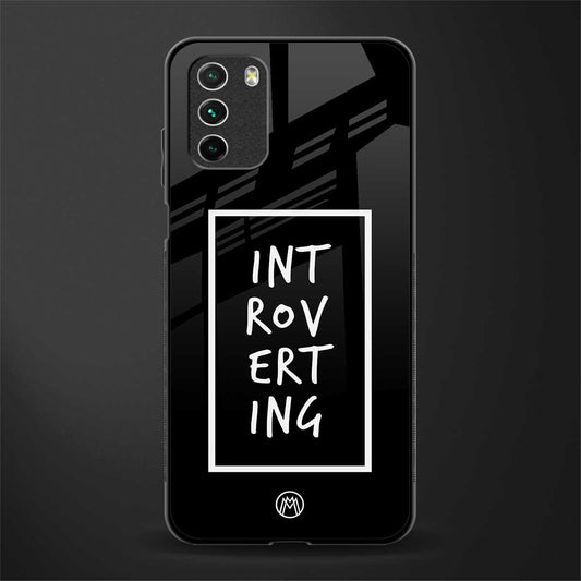 introverting glass case for poco m3 image