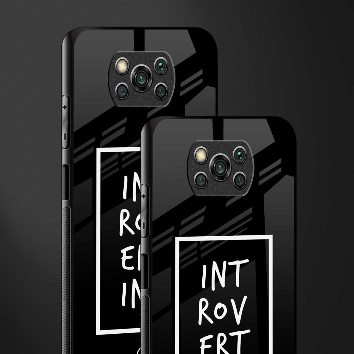 introverting glass case for poco x3 image-2