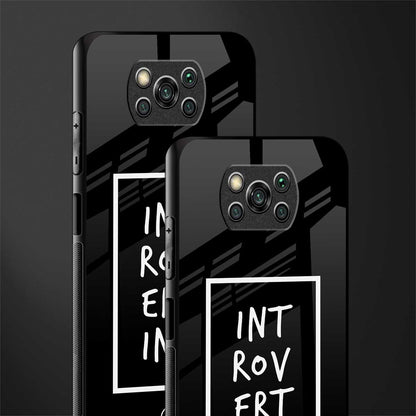 introverting glass case for poco x3 image-2
