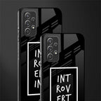 introverting glass case for samsung galaxy a32 4g image-2