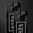 introverting glass case for redmi note 10 pro max image-2