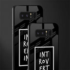 introverting glass case for samsung galaxy note 8 image-2