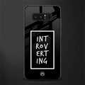 introverting glass case for samsung galaxy note 8 image