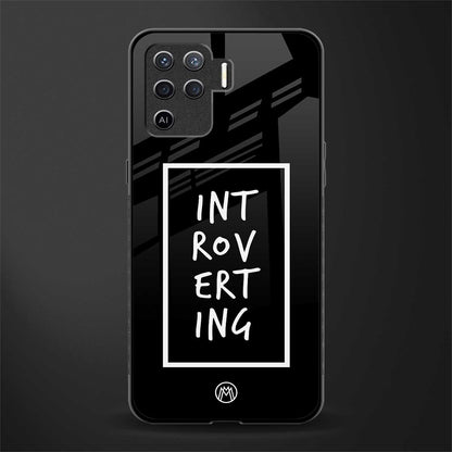 introverting glass case for oppo f19 pro image