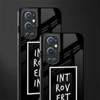 introverting glass case for oneplus 9 pro image-2