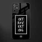 introverting glass case for oppo f19 pro plus image